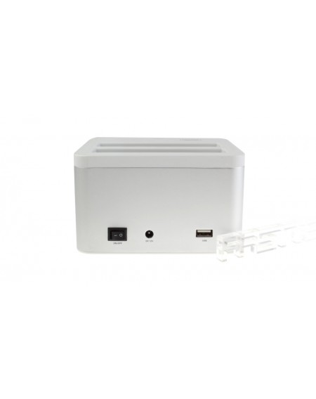 WLX-895U2SC Dual Slot SATA HDD Docking Station + All-in-One Card Reader Hub