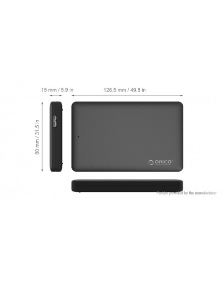 Authentic ORICO 2577U3 USB 3.0 2.5" SATA External HDD/SSD Enclosure Case