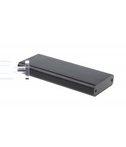 U3-159 USB 3.0 to M.2 NGFF PCI-E 2 LANE 30/42/60/80mm SSD Enclosure