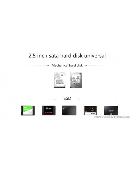 ULT-Best UT-3113 2.5" USB 3.0 SATA Hard Drive Enclosure HDD/SSD External Case