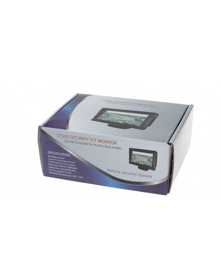 4.3" TFT LCD Car Rearview Monitor + Camera w/ Long Bracket Kit