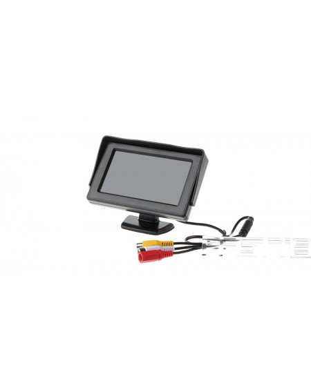 4.3" TFT LCD Screen Rearview Monitor w/ Bracket for Car Vehicle