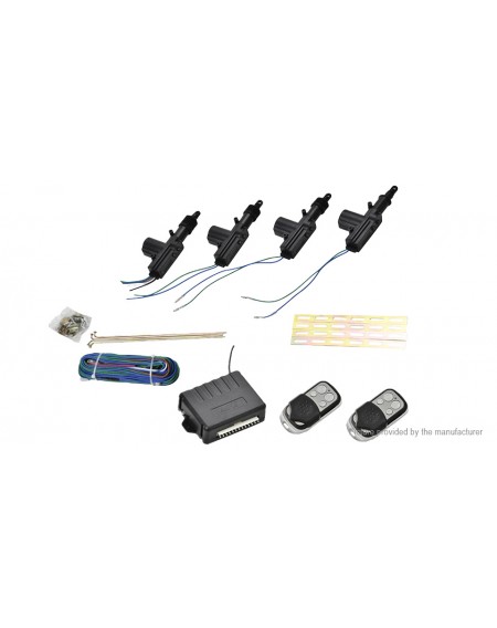 4-Door Remote Control Car Central Lock Locking Keyless Entry System Kit